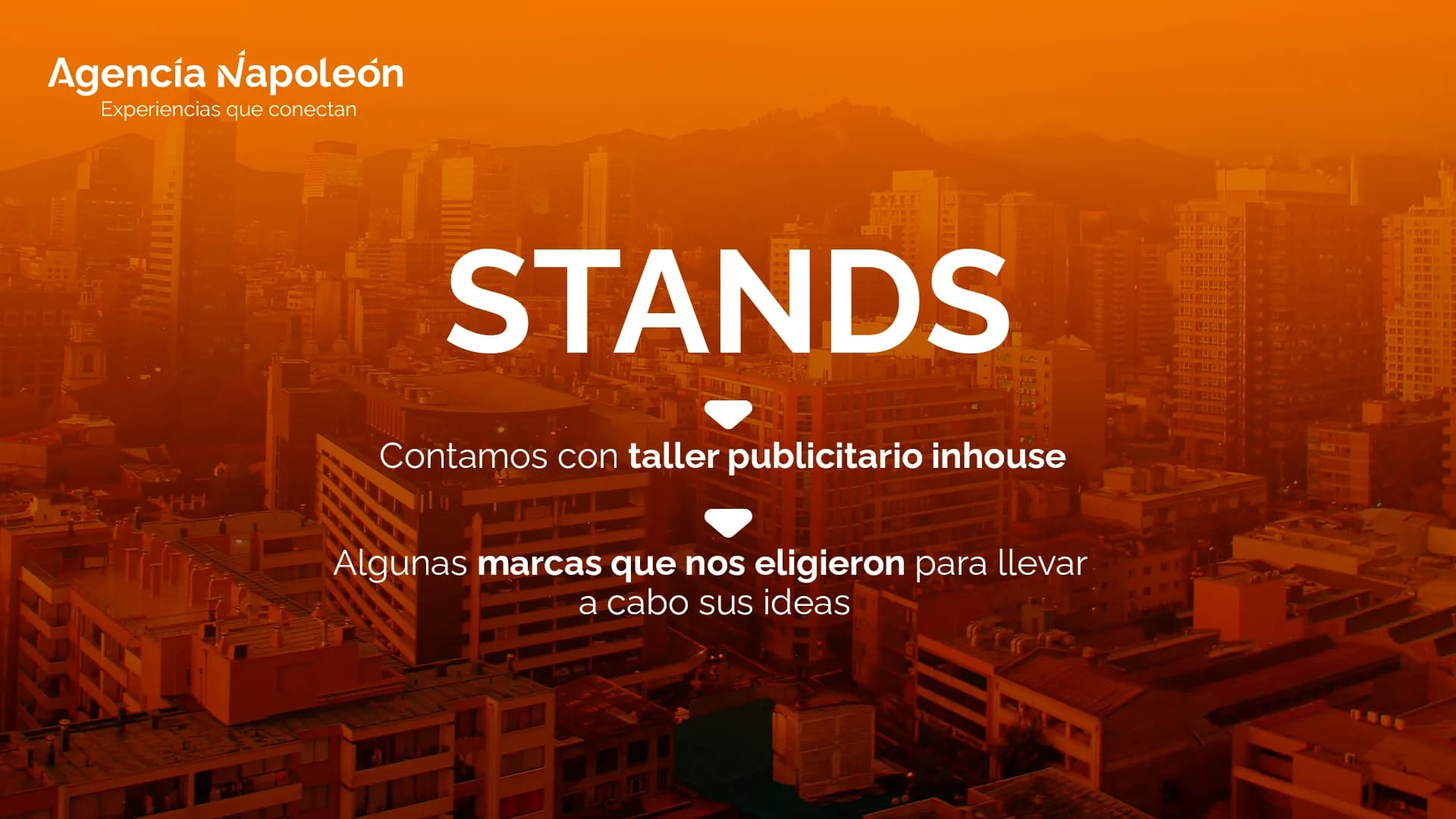 Portafolio multimarcas: Diseño y producción de stands